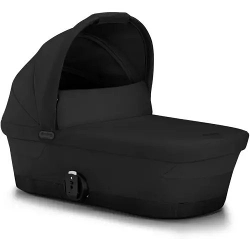 Cybex Gazelle/e-Gazelle Infant Cot – Up to 20 lbs, Comfortable and Spacious, Soft Fabric, Easy Attachment, Removable and Washable Liner, Ideal for Newborns, Moon Black