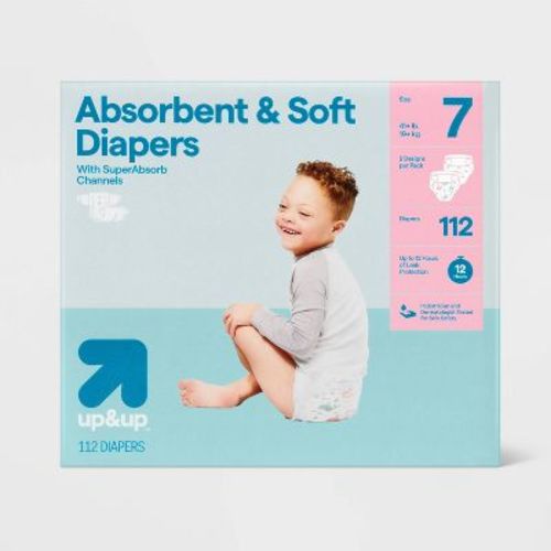 Disposable Diapers - Up&up™ (Size 7) (color Or Pattern May Vary)