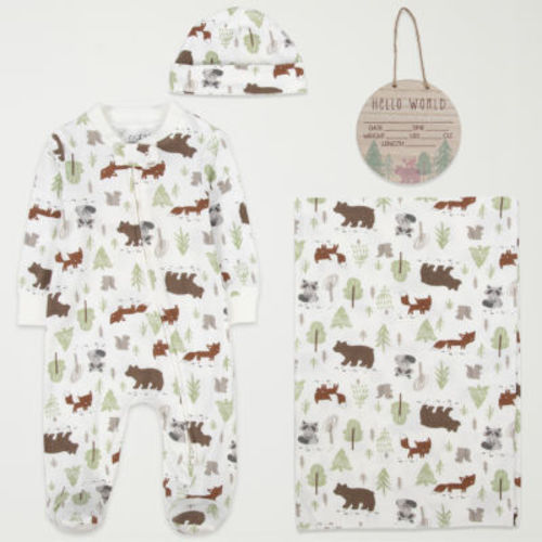 Baby Essentials Baby Boys 4-pc. Sleep and Play