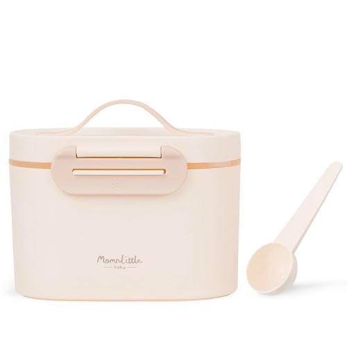MomnLittle Baby Formula Dispenser Container 8.8oz 6.1oz Portable Formula Dispenser Container with Scoop and Carry Handle for Travel Outdoor Activities for Baby Infant