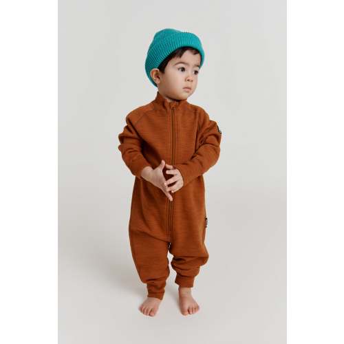 Reima Wool Jumpsuit - Cinnamon Brown 18-24 months