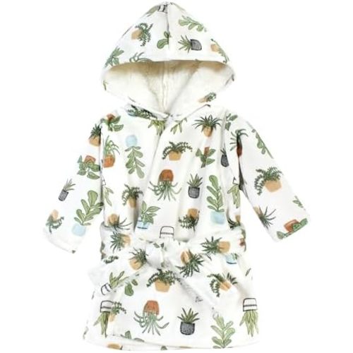 Hudson Baby Unisex BabyMink with Faux Fur Lining Pool and Beach Robe Cover-ups