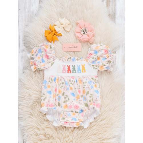 Blossom Hop Embroidered Bubble