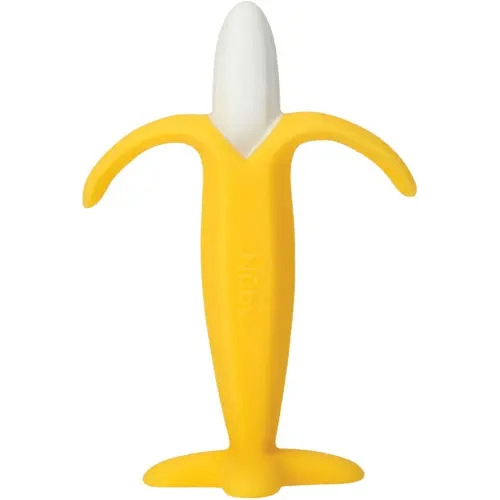 Nuby Soothing Banana Teether, Yellow, 5 Inch (Pack of 1)