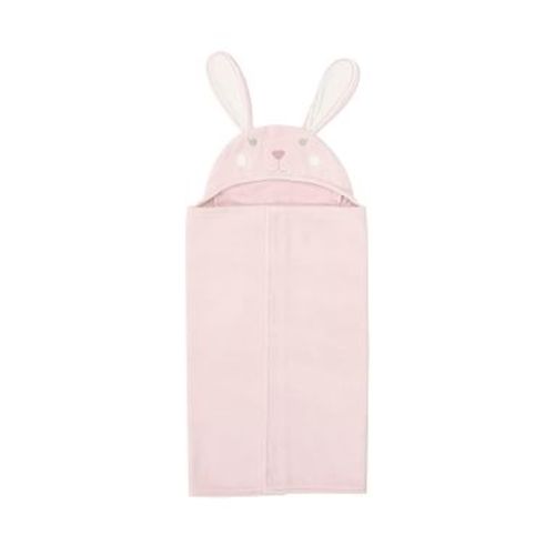 Critter Baby Hooded Towel, Pink Bunny