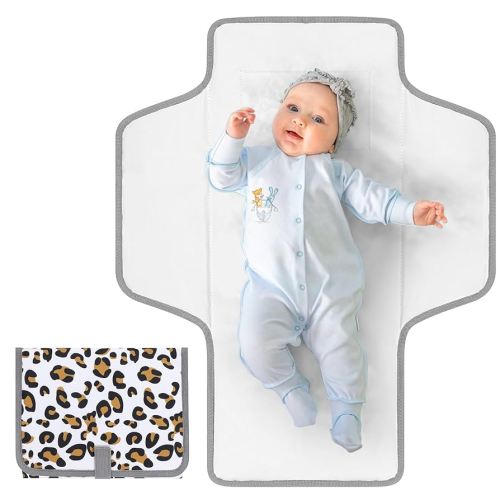 Accmor Portable Diaper Changing Pad, Waterproof Baby Changing Mat, Foldable Travel Diaper Changing Pads for Baby, Baby Essentials Shower Registry Gifts