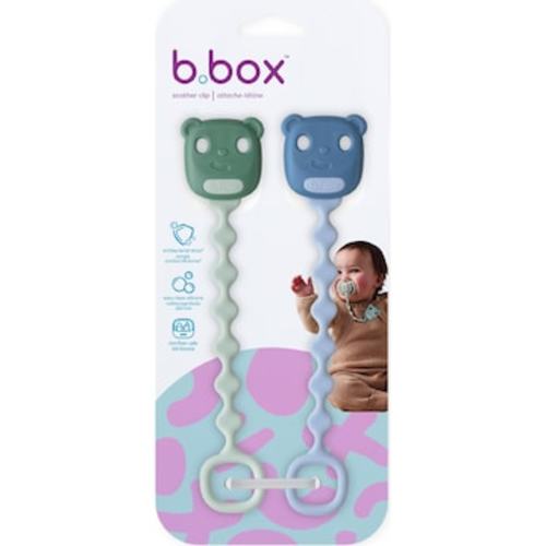 B.Box Soother Clip Assorted 2 pack | Woolworths