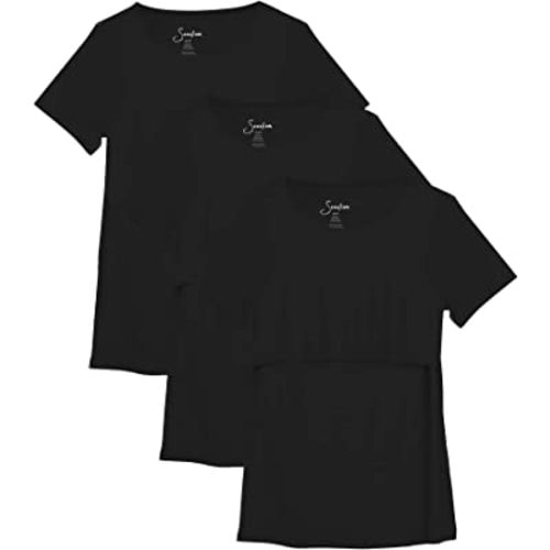 Sosolism 3 Pack Nursing Top Summer Short Sleeve Breastfeeding Shirts for Women Casual Round Neck Pumping Tshirts
