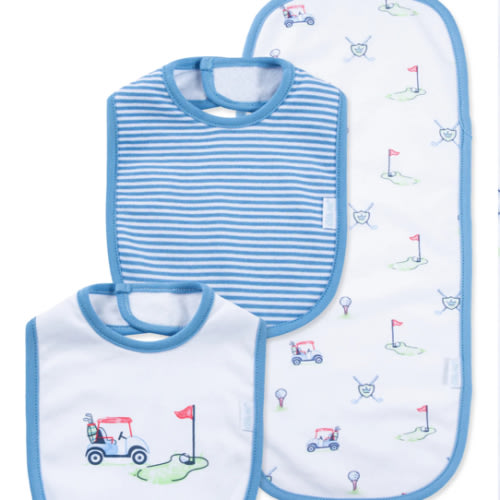 Golf Club Bib & Burp Set