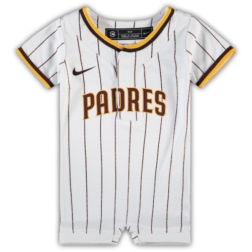 Newborn & Infant San Diego Padres Nike White Official Jersey Romper