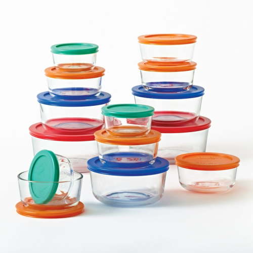 Pyrex Clear Glass Stackable Food Storage Container (14 Count)