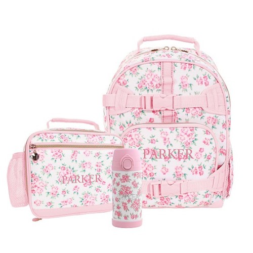 Mackenzie LoveShackFancy Antoinette Floral Backpack & Lunch Bundle, Set of 3 | Pottery Barn Kids