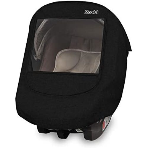 Manito Melange Infant Carseat Weather Shield (Black)