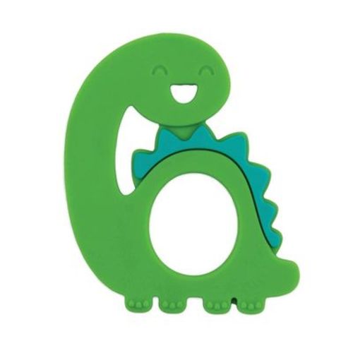 Bumkins Silicone Teether - Dinosaur