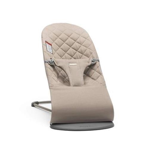 Amazon.com : BabyBjörn Bouncer Bliss, Sand Gray, Woven, Classic Quilt | 2-in-1 Adjustable Baby Bouncer Seat and Toddler Chair, Newborn to Toddler (8-2