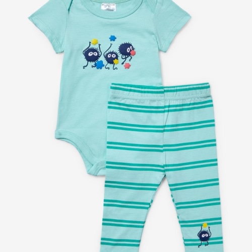 Studio Ghibli Spirited Away Soot Sprites Infant One-Piece & Pants Set - BoxLunch Exclusive | BoxLunch