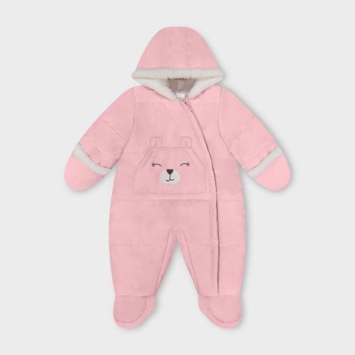 Baby Girls' Kangaroo Pocket Pram Snowsuit - Just One You® made by carter's Pink