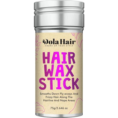 Dolahair Hair Wax Stick - Flyaway Control and Styling Pomade for Kids, Women, and Men - Hair Bun Maker and Accessorie (1 Pack of Wax)