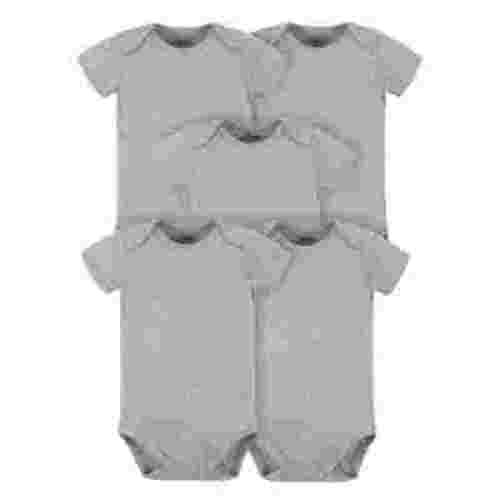 Gerber Baby Boy or Girl Gender Neutral Onesies Brand Premium Cotton Interlock Bodysuits, 5-Pack