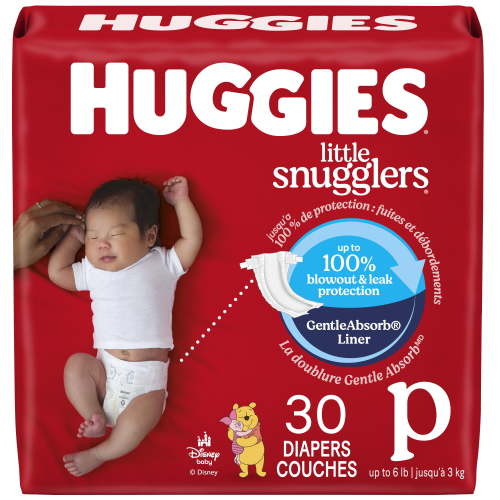 Huggies Little Snugglers Baby Diapers, Size Preemie (up to 6 lbs), 30 Ct - Walmart.ca