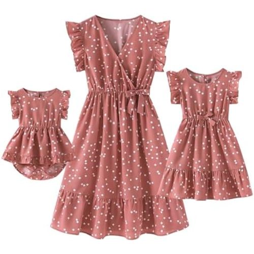 Mommy and Me Dresses - Family Matching Outfits for Women,Baby Girls - Great for Photos,Vacation and Mother's Day