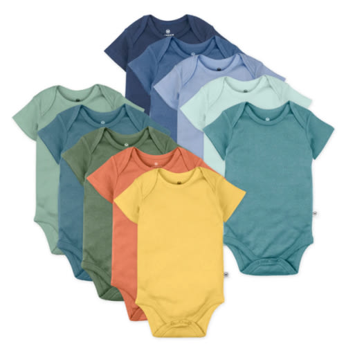 10-Pack Organic Cotton Short Sleeve Bodysuits | Honest Baby Clothing