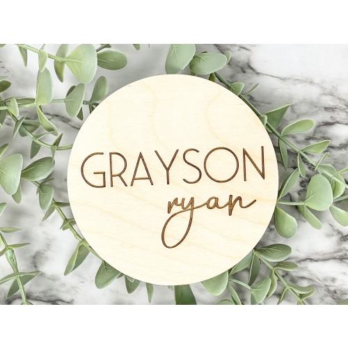 Wooden Baby Name Sign, Baby Name Announcement, Newborn Name Wood Sign, Hospital Name Sign, Baby Shower Gift for Mom, Newborn Keepsake