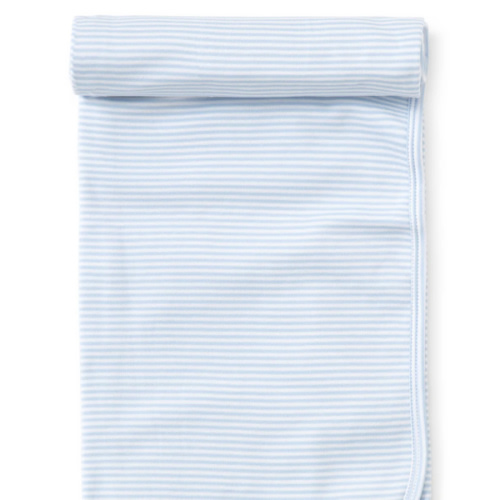 Blue Simple Stripes Blanket