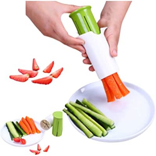 Cucumber Slicer, Strawberry Slicer, Grape Slicer, Carrot Cutter, Potato Cutter, Creative Kitchen Tools, Multi-Function Fruit And Vegetable Slicer, Fruit Salad Making Pizza Fruit Dispenser