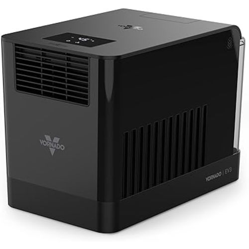 Vornado EV3 Whole Room Evaporative Humidifier, 1.5 gal Capacity, Electronic Humidistat, Top Fill Tank, Easy To Clean