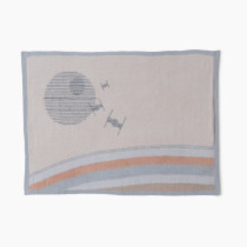 Barefoot Dreams CozyChic Star Wars Galactic Stroller Blanket - Moonwater