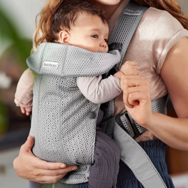 BabyBjörn Baby Carrier Mini - Anthracite, Gray Beige or Grey in 3D Mesh