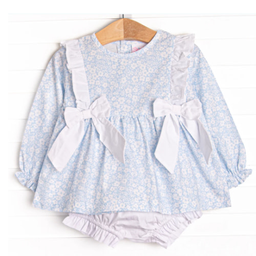 Delia Diaper Set, Blue – Stitchy Fish