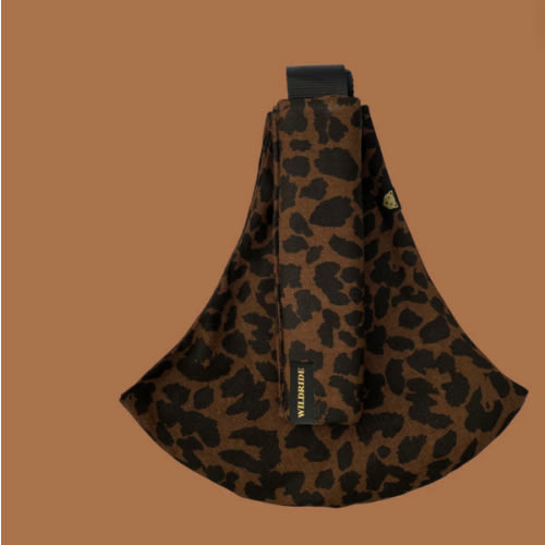 Toddler carrier leopard print brown | Wildride – Wildride USA