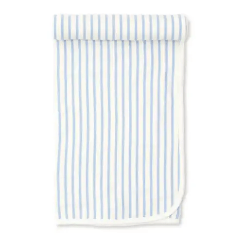 Kissy Love Basics Blue Stripes Blanket
