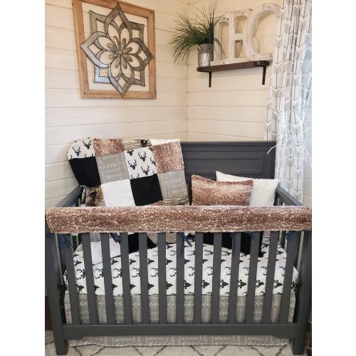 Buck, Duck, Fish Woodland Boy Crib Bedding