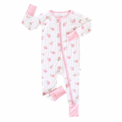Rosy & Cozy Convertible Zip Romper