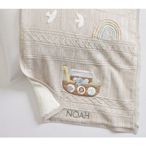 Noah's Ark Heirloom Baby Blanket