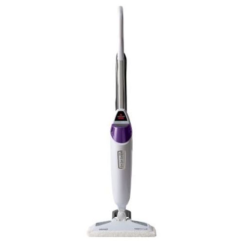 Bissell Power Fresh Pet Steam Mop Hard Floor Steam Cleaner - White: Electric Floor Steamer, 2 Pads, 3 Steam Settings
