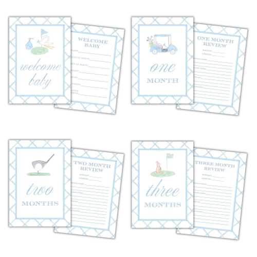 Golf Baby Boy Monthly Milestone Cards Watercolor | Golf Gift Baby Boy | Golf Nursery Decor | Baby Shower Gift | First Birthday Photo Banner