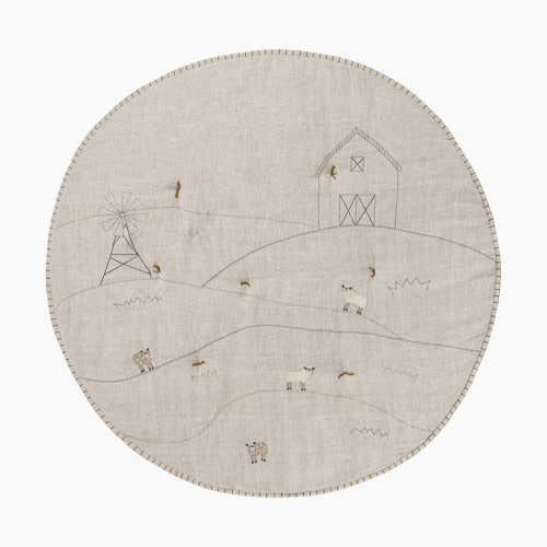 Crane Baby Finley Linen Playmat