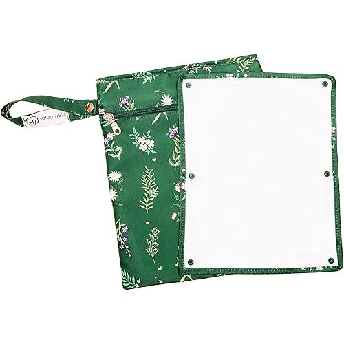 Sarah Wells Pumparoo Wet/Dry Bag for Breast Pump Parts (Olive You)