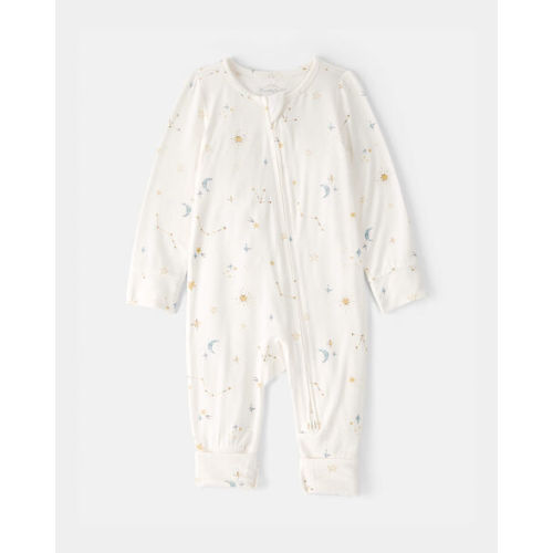 Baby Constellation 2-Way Zip PurelySoft Sleep & Play Pajama - Cream - Carter's | Carter's