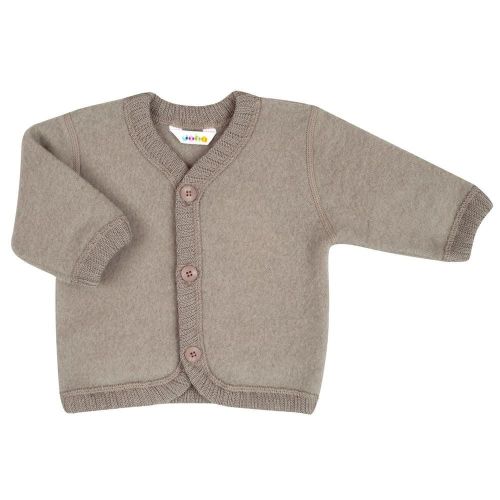 Joha Cardigan Wool Fleece Sesame Melange