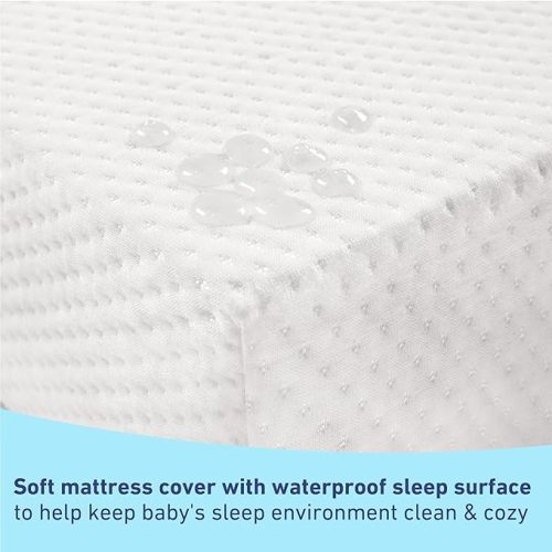 Graco Premium Crib & Toddler Mattress - GREENGUARD Gold and OEKO-TEX STANDARD 100 Certified, CertiPUR-US Certified Foam, Machine Washable Cover, Waterproof Sleep Surface, Fits Crib & Toddler Bed