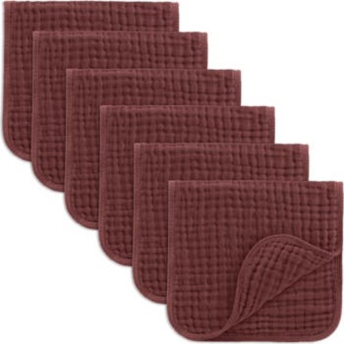 Muslin Burp Cloths - Pack of 6