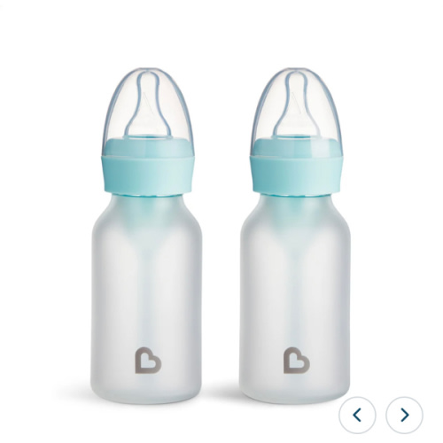 Bond® Silicone Glass Bottle 4oz, 2pk | Munchkin