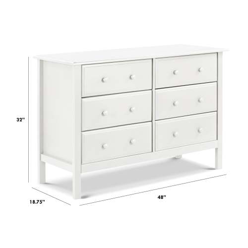 DaVinci Jayden 6-Drawer Double Wide Dresser
– DaVinci Baby