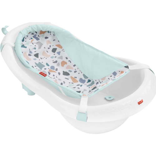 Fisher-Price 4-in-1 Sling 'n Seat Tub, Baby to Toddler Bath with Toys, Unisex, Plastic