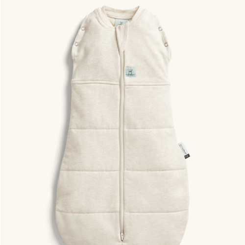 Cocoon Swaddle Bag 2.5 TOG Oatmeal Marle (Warm Pouch) – ergoPouch AU